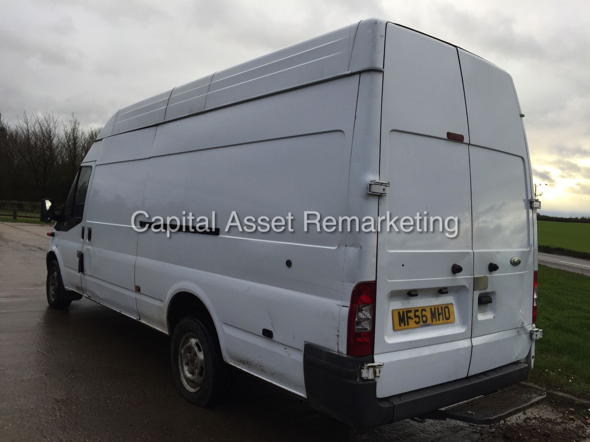 (ON SALE) FORD TRANSIT 2.4TDCI '100' T350 EF RWD (2007 MODEL) XLWB HI-ROOF *JUMBO* 56 REG - Image 5 of 14