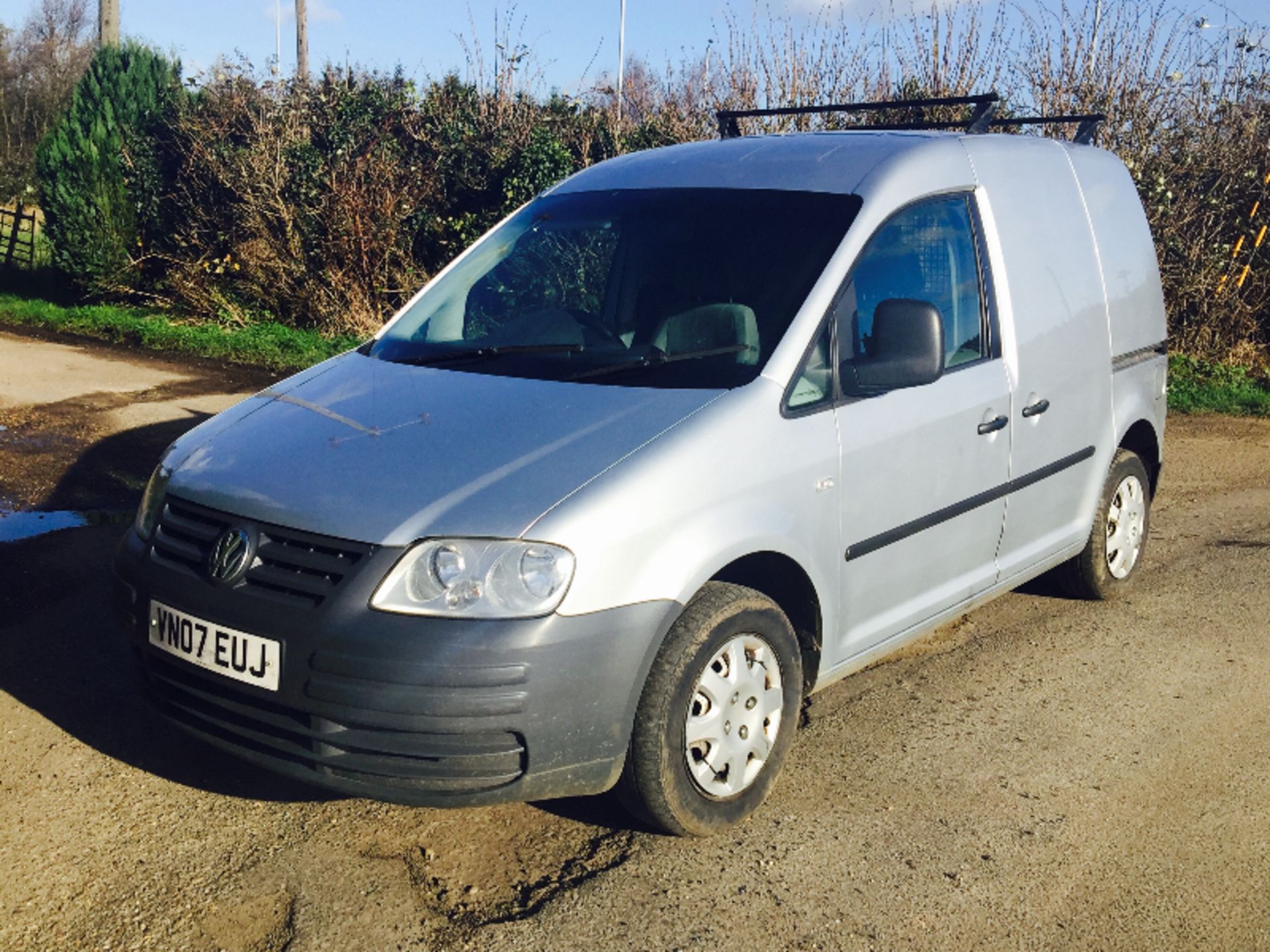 VOLKSWAGEN CADDY C20 1.9 TDI 104 2007(07) REG **METALLIC SILVER**ELEC PACK** NO VAT SAVE 20%