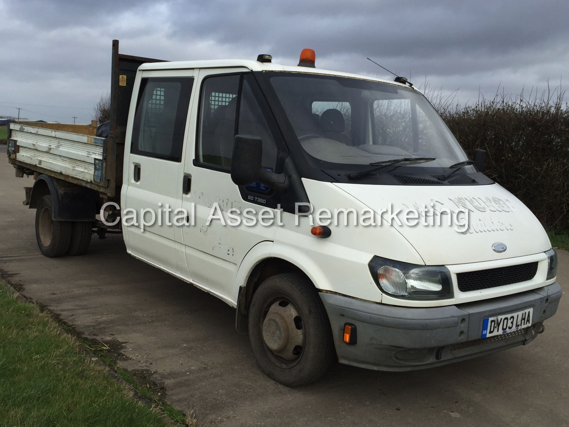 FORD TRANSIT 350 LWB 'TIPPER' DOUBLE CAB (2003) 2.4 TDCI  (NO VAT - SAVE 20%)