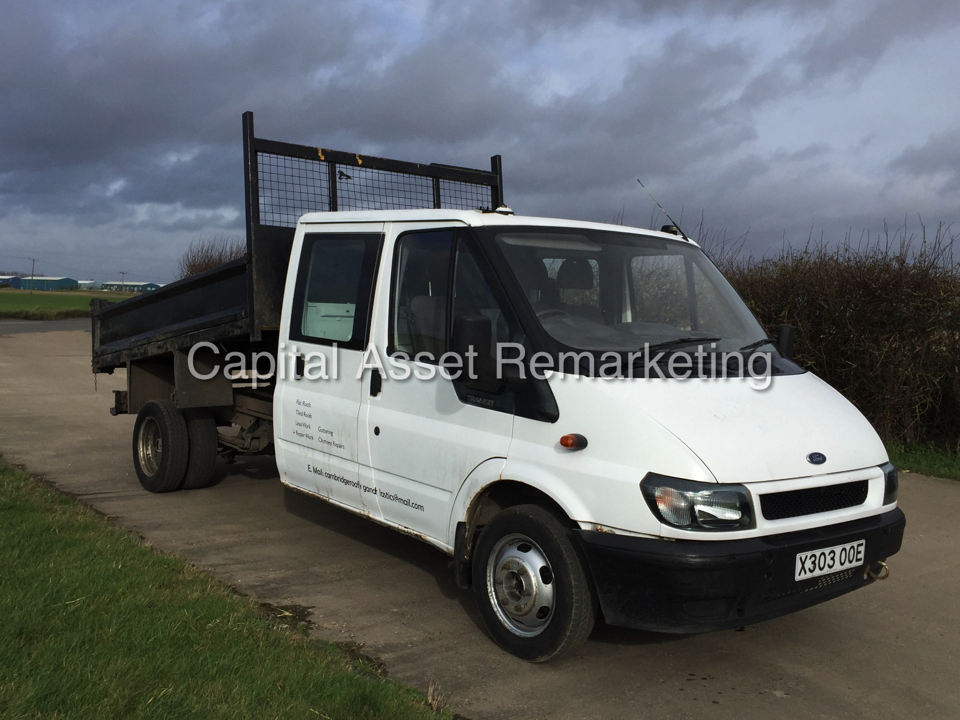 FORD TRANSIT T350 LWB 'TIPPER' DOUBLE CAB '2.4 TDCI'  (NO VAT - SAVE 20%)