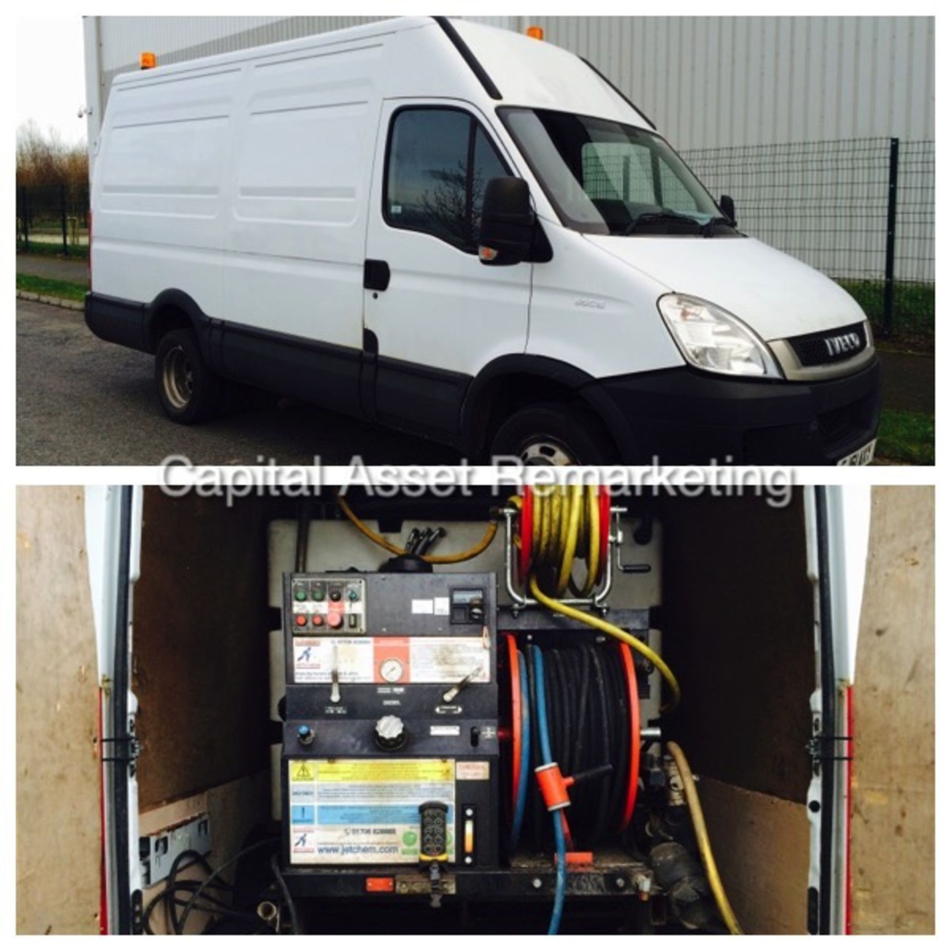 (ON SALE) IVECO DAILY 3.0LTR 50C15 HPI "150BHP - 6 SPEED" (2012 MODEL) FITTED WATER JETTING SYSTEM