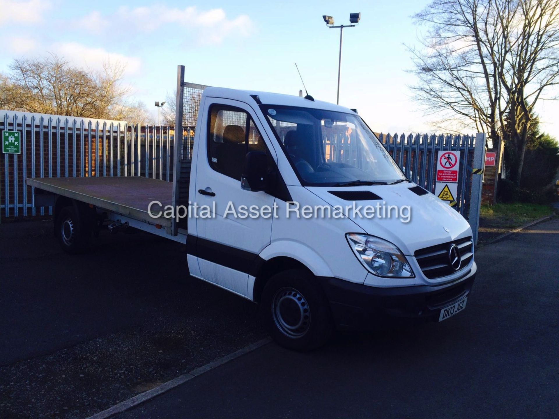 ***MERCEDES-BENZ SPRINTER "313CDI" (2013 - 13 REG) 14 FOOT FLAT BED / DROPSIDE - 1 OWNER FROM NEW -