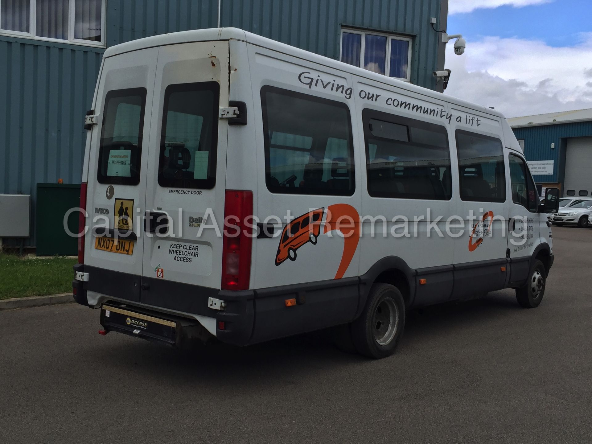 IVECO DAILY 65C15 '16 SEATER MINI-BUS' (2007 - 07 REG) LWB HI-ROOF 'REAR WHEEL CHAIR LIFT' (NO VAT) - Image 7 of 21