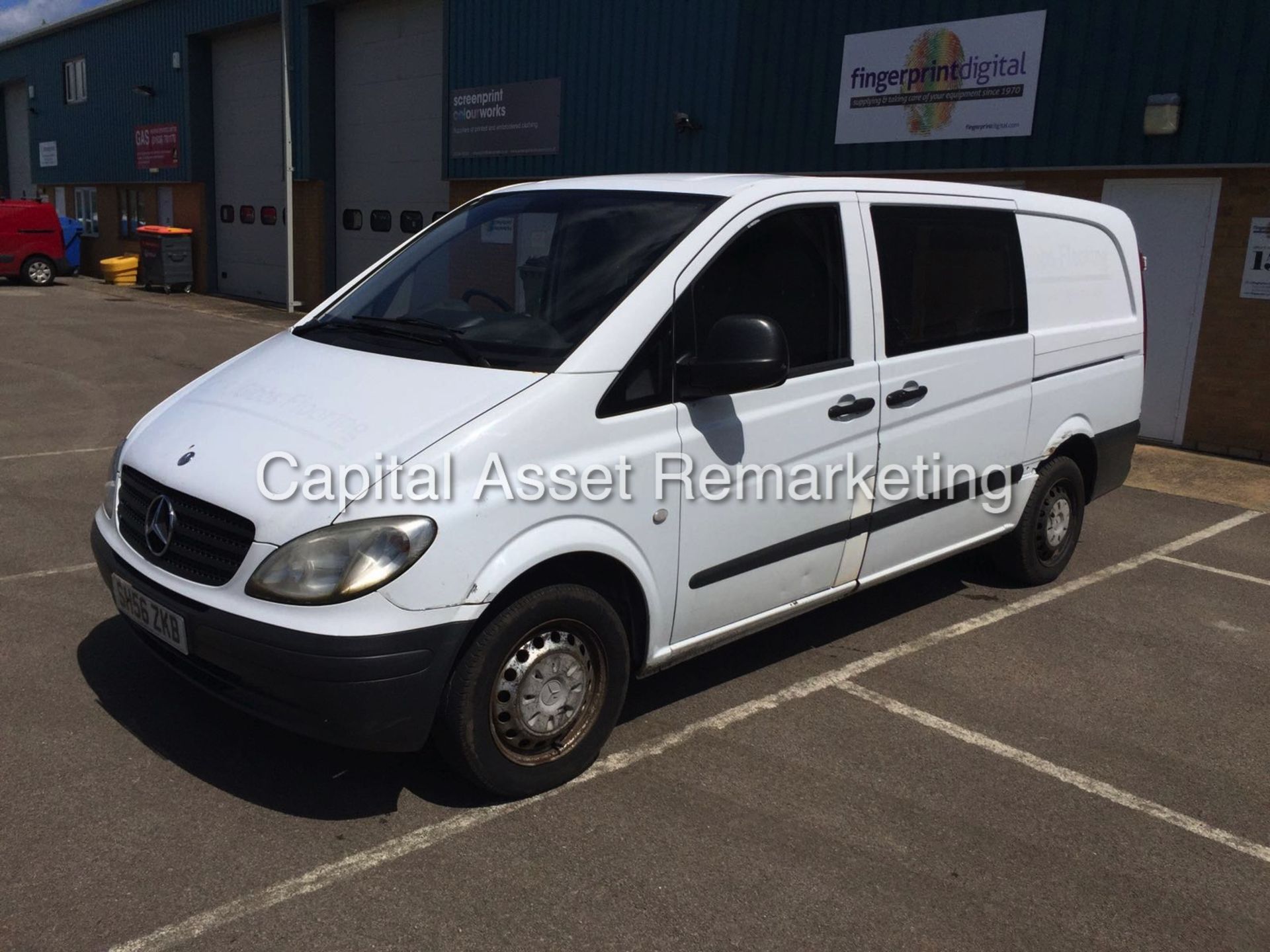 (on sale) MERCEDES VITO 109CDI - COMBI VAN - 2007 REG - LWB - ELECTRIC PACK - TWIN SLD - NO VAT!! - Image 3 of 8