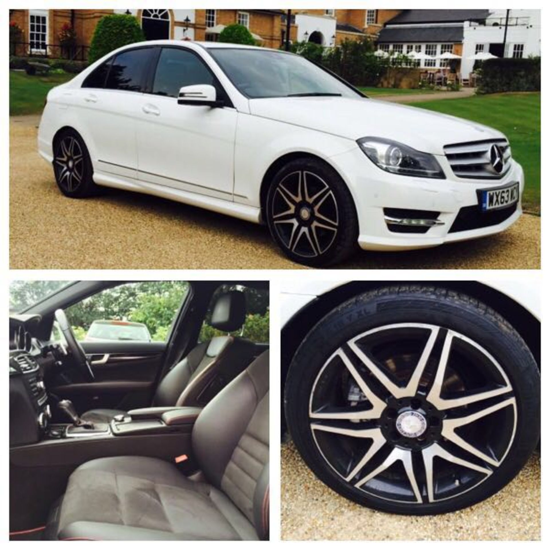 MERCEDES-BENZ C220 CDI 'AMG SPORT PLUS' (2014 MODEL) '7-G AUTO - LEATHER - SAT NAV' (1 OWNER) - Image 2 of 29