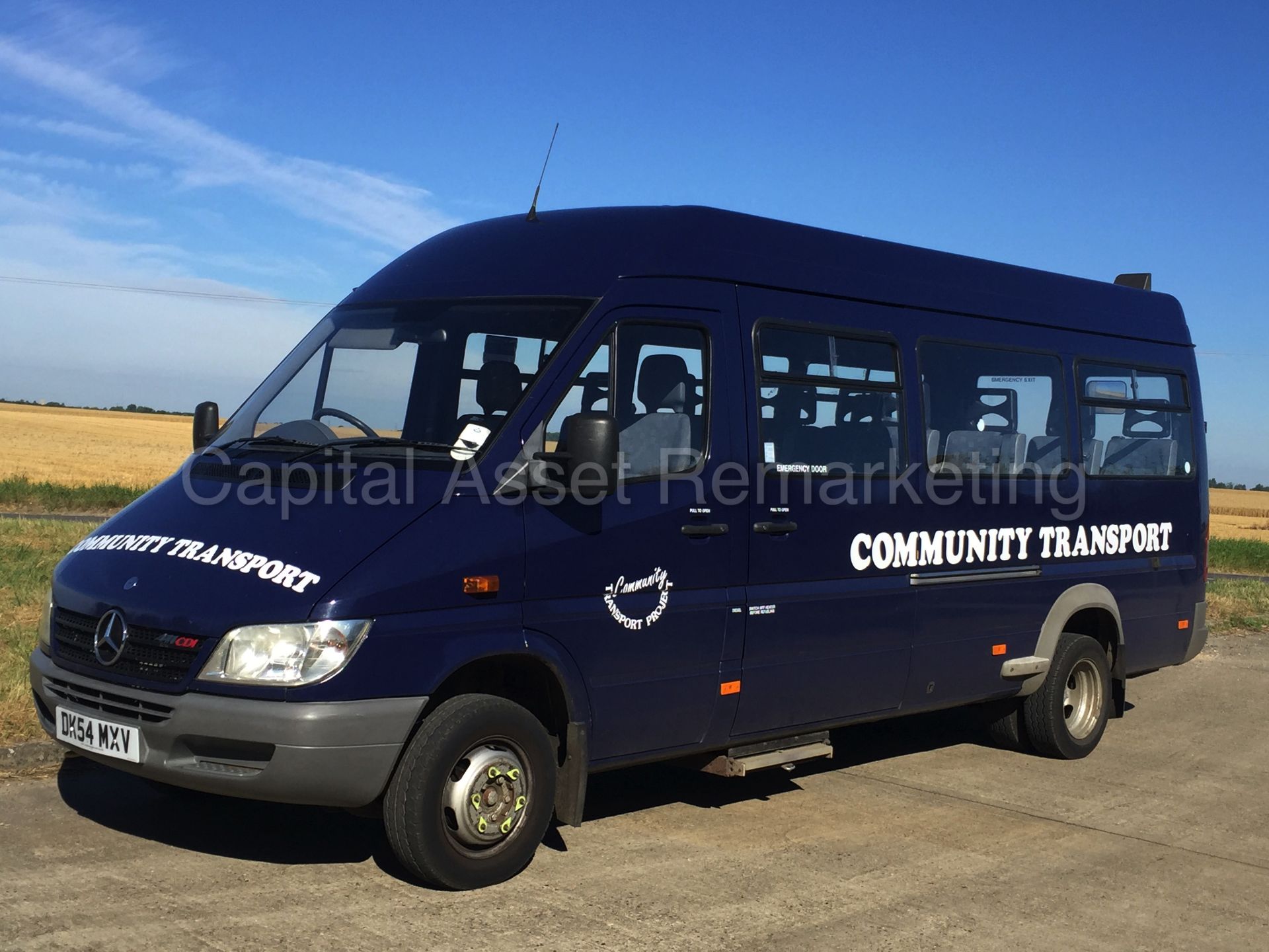 MERCEDES SPRINTER 411 CDI 'LWB HI-ROOF' (2005 MODEL) 16 SEATER MINI-BUS - ELECTRIC LIFT