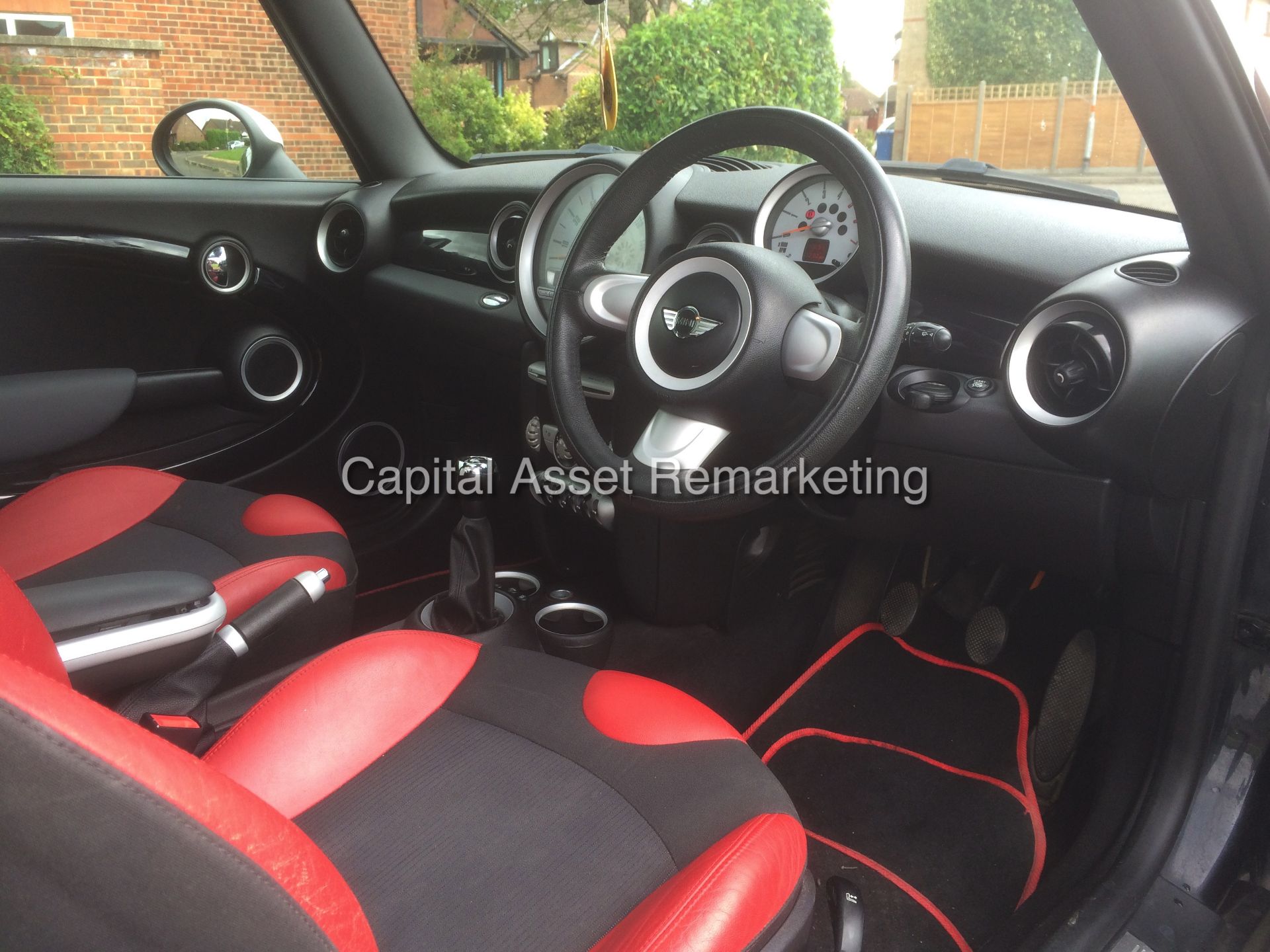 (ON SALE)MINI "COOPER" DIESEL - CHILLI PACK - LEATHER - PAN ROOF - 2008 MODEL - MASSIVE SPEC - BLACK - Image 10 of 17