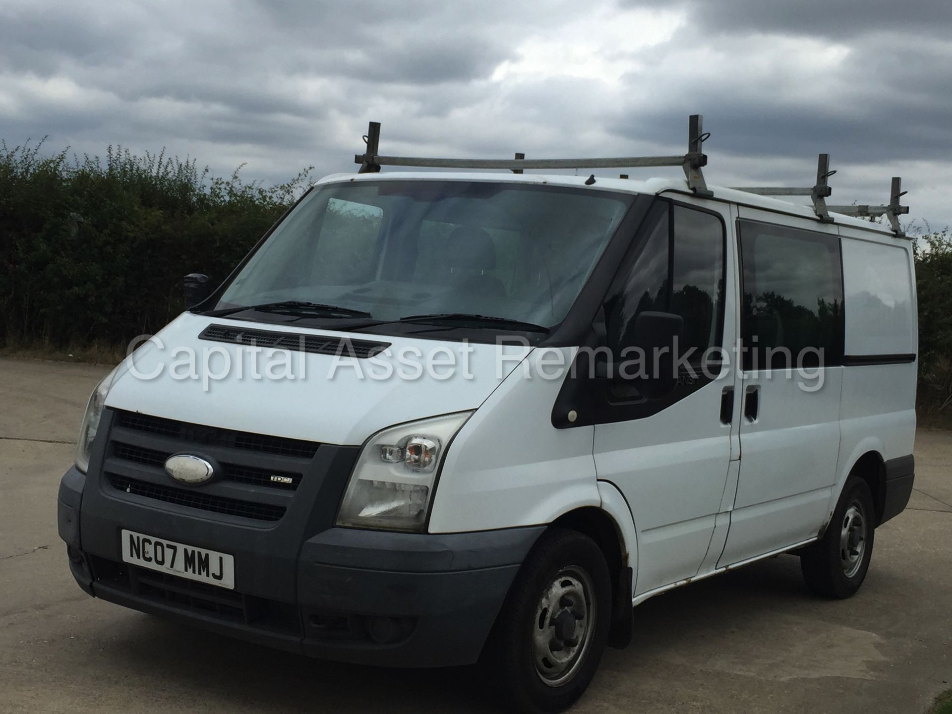 FORD TRANSIT 85 T280S (2007 - 07 REG) '6 SEATER CREW VAN' (1 FORMER COMPANY OWNER) **NO VAT** - Image 2 of 19