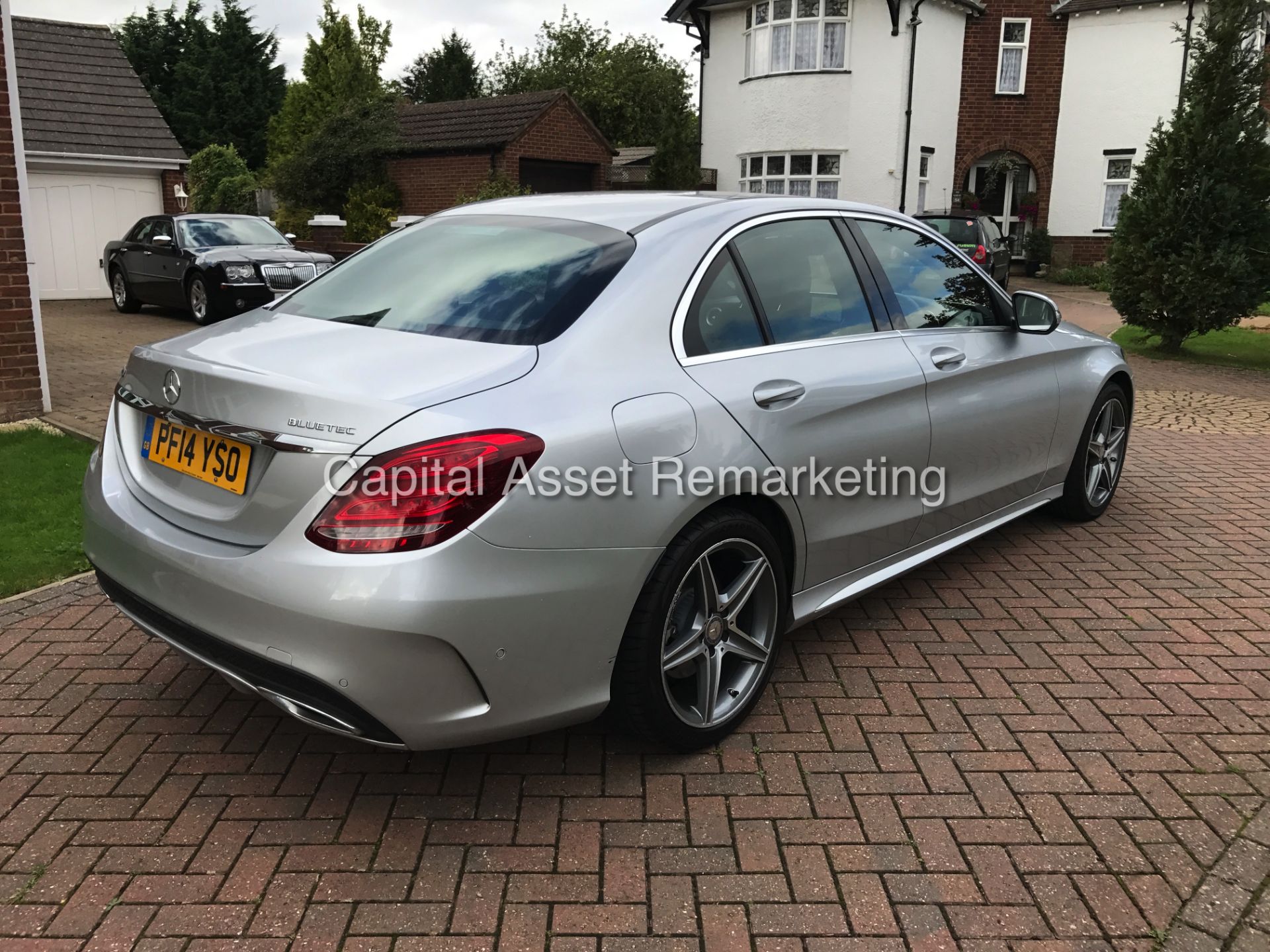 MERCEDES C220CDI "AMG LINE SPORT" 7G AUTO (14 REG) NEW SHAPE - SAT NAV - LEATHER - 1 OWNER -TOP SPEC - Image 5 of 28