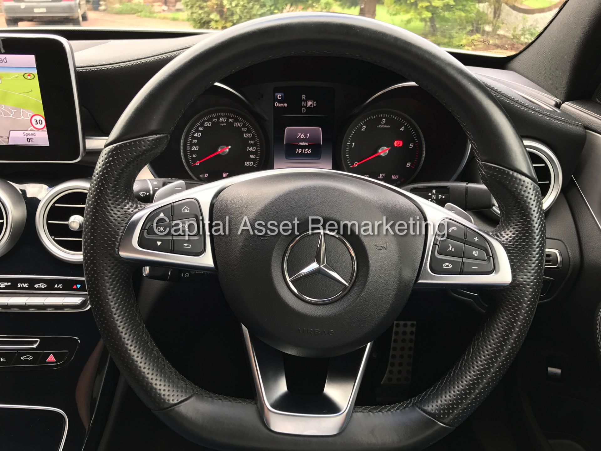 MERCEDES C220CDI "AMG LINE SPORT" 7G AUTO (14 REG) NEW SHAPE - SAT NAV - LEATHER - 1 OWNER -TOP SPEC - Image 20 of 28