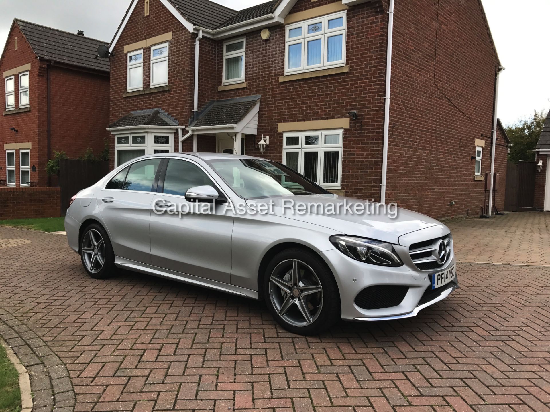 MERCEDES C220CDI "AMG LINE SPORT" 7G AUTO (14 REG) NEW SHAPE - SAT NAV - LEATHER - 1 OWNER -TOP SPEC - Image 3 of 28