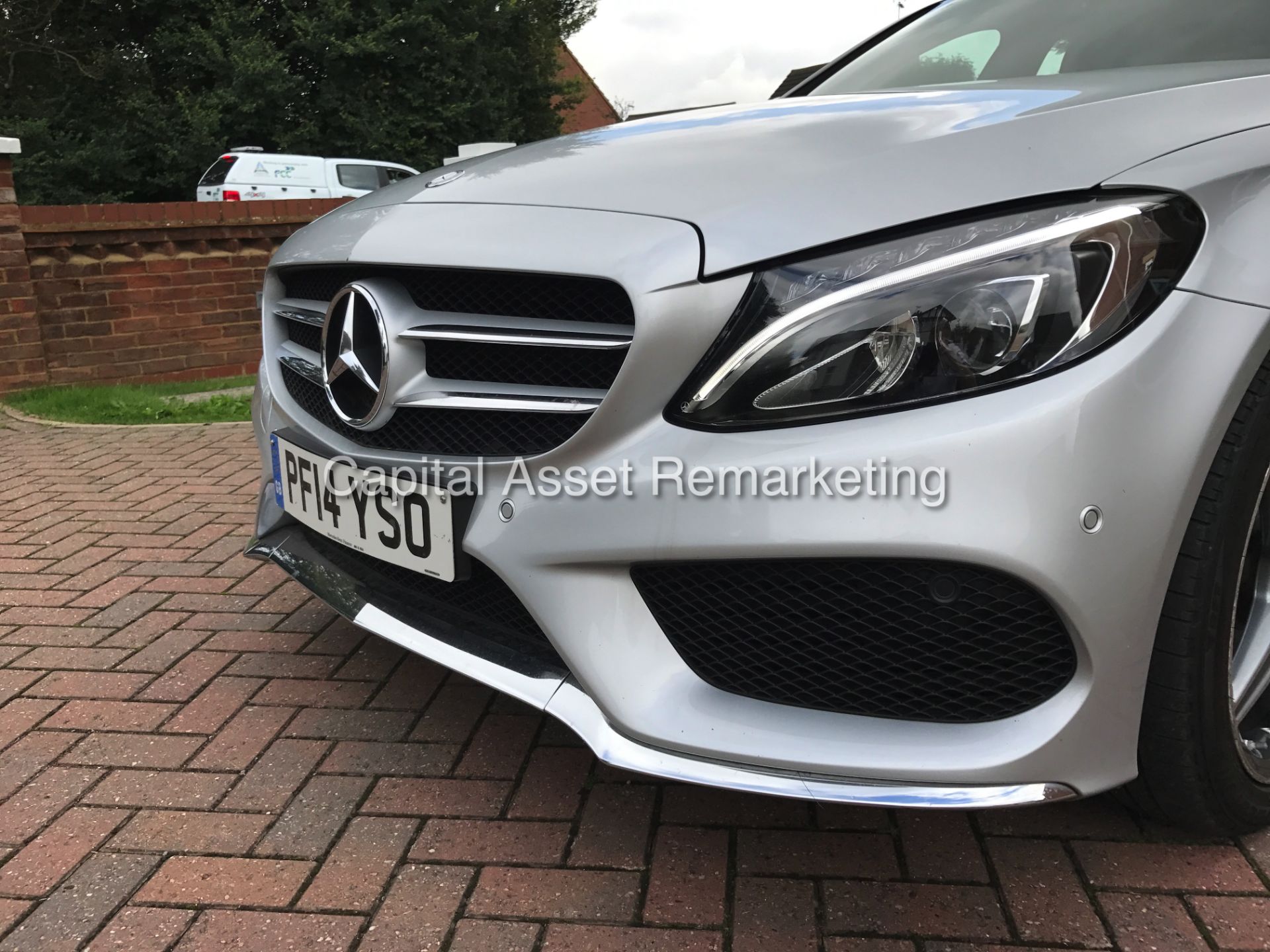 MERCEDES C220CDI "AMG LINE SPORT" 7G AUTO (14 REG) NEW SHAPE - SAT NAV - LEATHER - 1 OWNER -TOP SPEC - Image 9 of 28