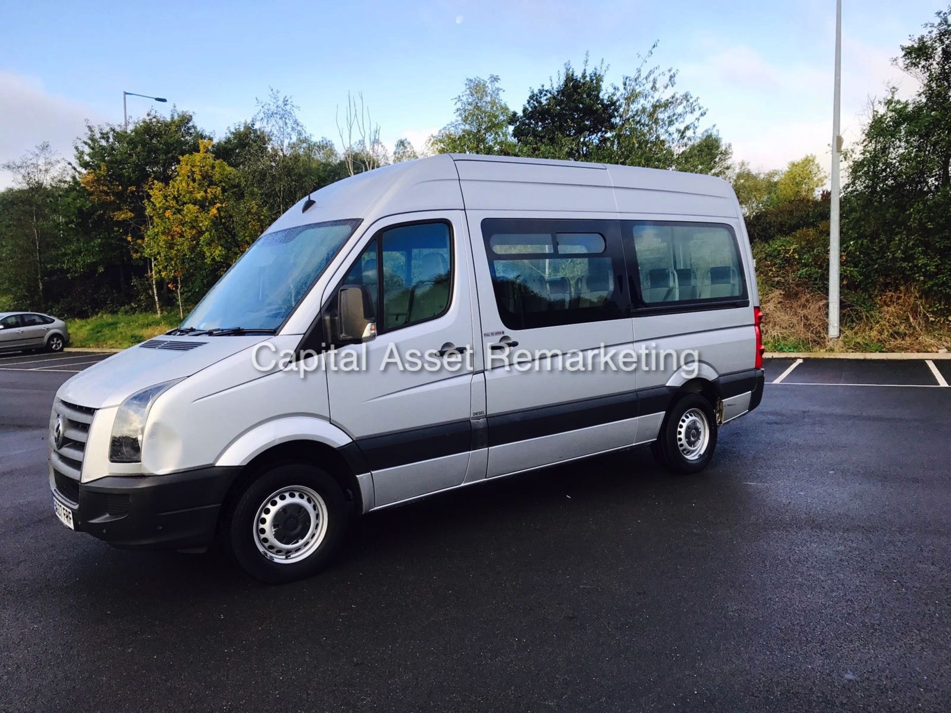 VOLKSWAGEN CRAFTER 2.5TDI "109" 15 SEATER - MINIBUS - ONLY 55K MILES (FSH) - SILVER - 1 OWNER