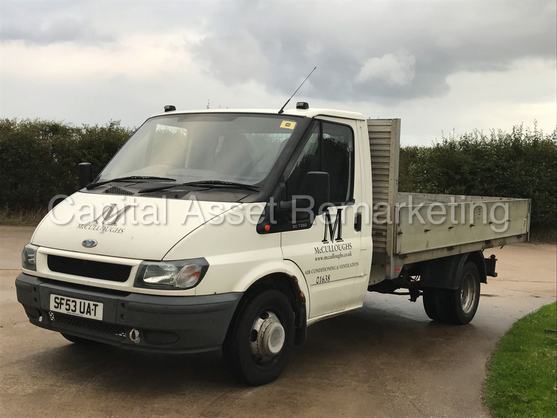 FORD TRANSIT 90 T350 (2004 MODEL) 'LWB - DROPSIDE' (FULL HISTORY FROM NEW)