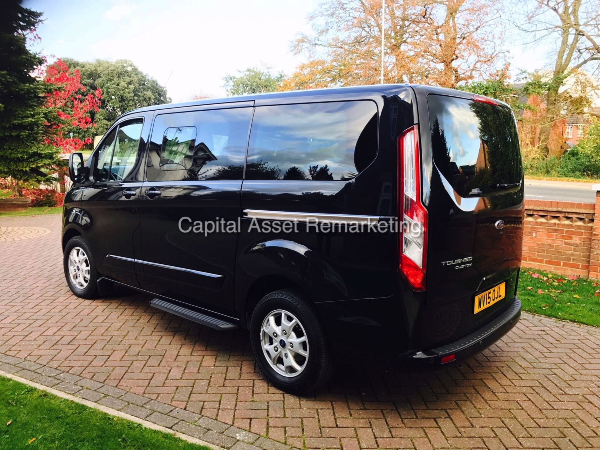 (ON SALE) FORD TOURNEO "CUSTOM" TITANIUM -15 REG -8 SEATS- BLACK EDITION -MASSIVE SPEC -FULLY LOADED - Image 5 of 30