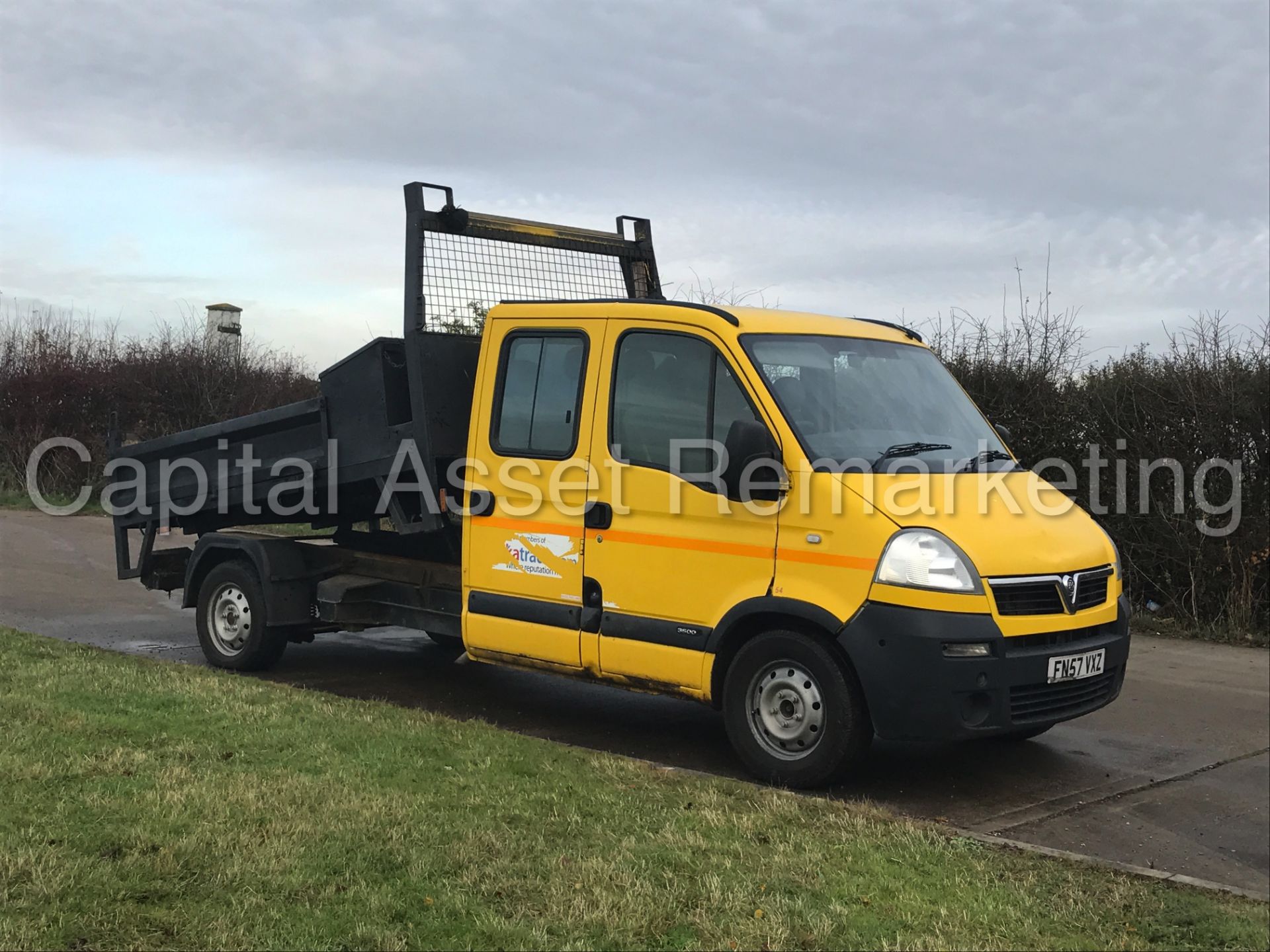 (On Sale) VAUXHALL MOVANO 'LWB TIPPER' (2008 MODEL) '2.5 CDTI - 6 SPEED - D/CAB - 7 SEATER' (NO VAT)