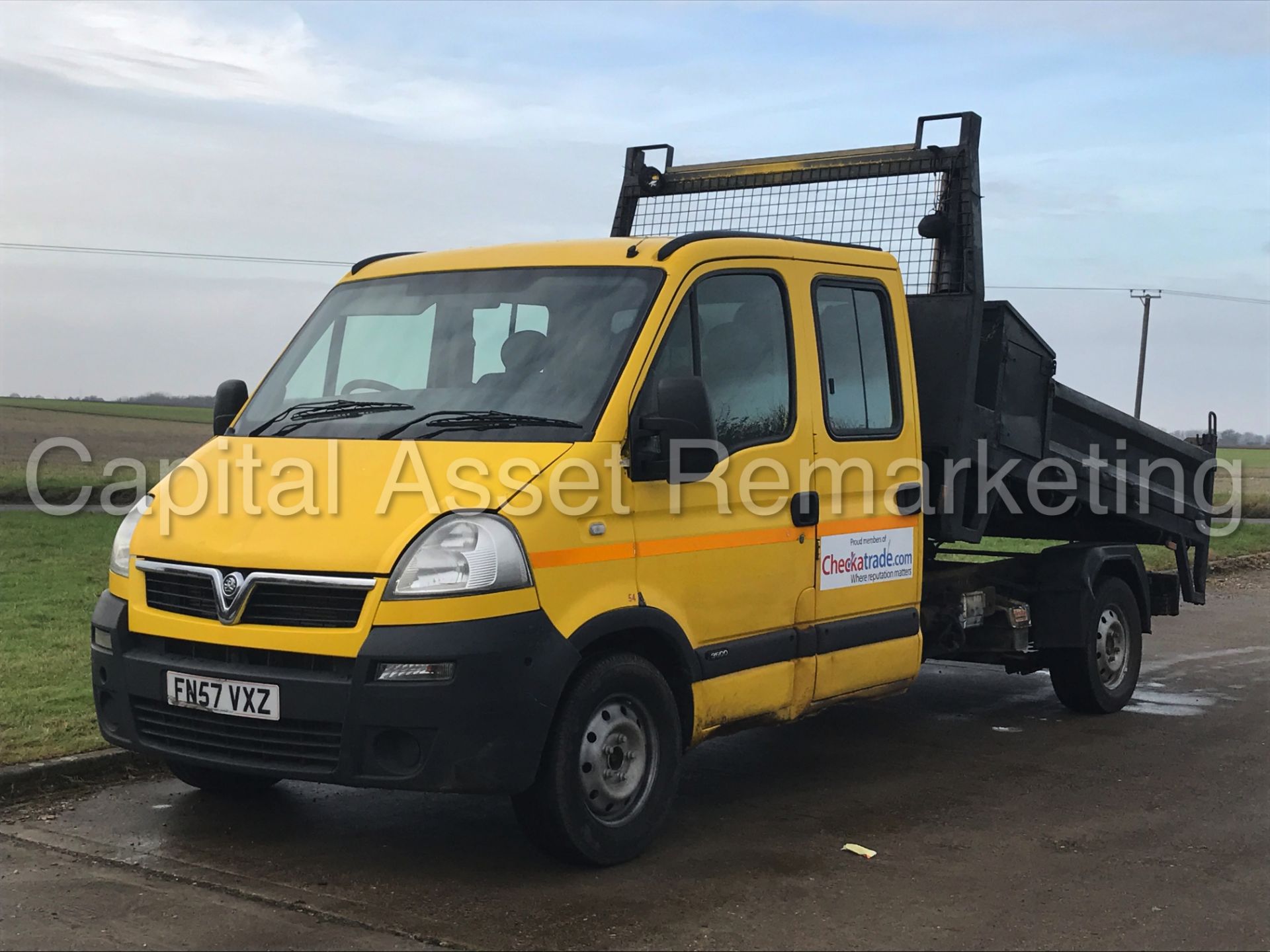 (On Sale) VAUXHALL MOVANO 'LWB TIPPER' (2008 MODEL) '2.5 CDTI - 6 SPEED - D/CAB - 7 SEATER' (NO VAT) - Image 4 of 18