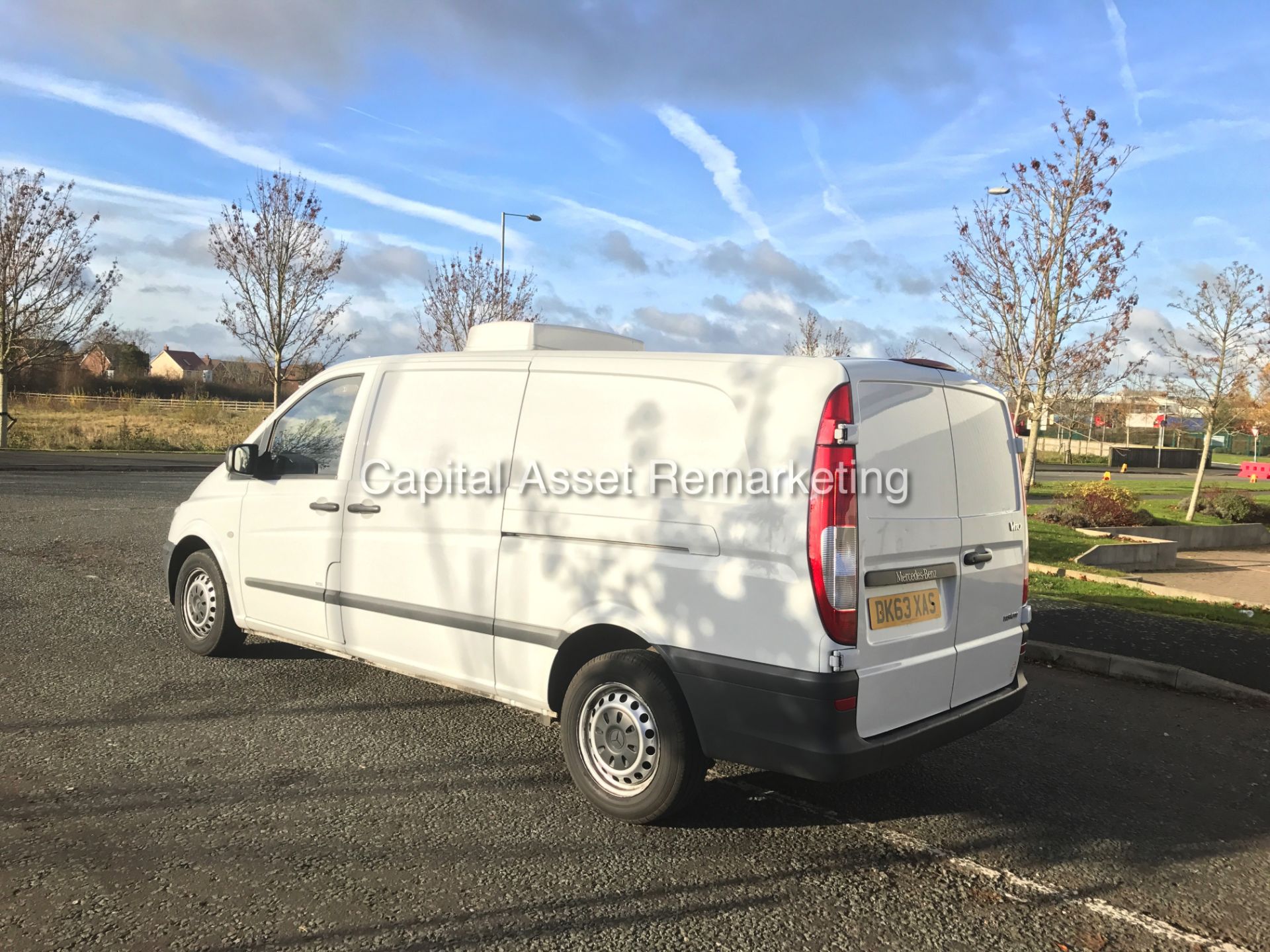 MERCEDES VITO 113CDI EXTRA LONG WHEEL BASE FRIDGE VAN - (2014) MODEL - 1 OWNER - 3 SEATER- ELEC PACK - Image 4 of 12