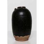 Arte Cinese Vaso ovale in terracotta  Cina, dianstia Song. -. Cm 10,40 x 27,00. Poggiante su