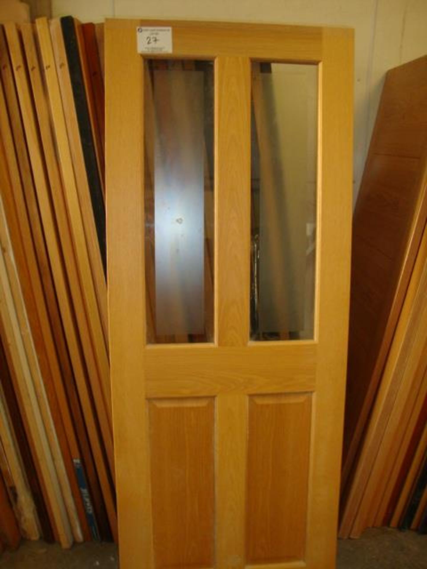 Elvedon Oak Glazed Interior Door