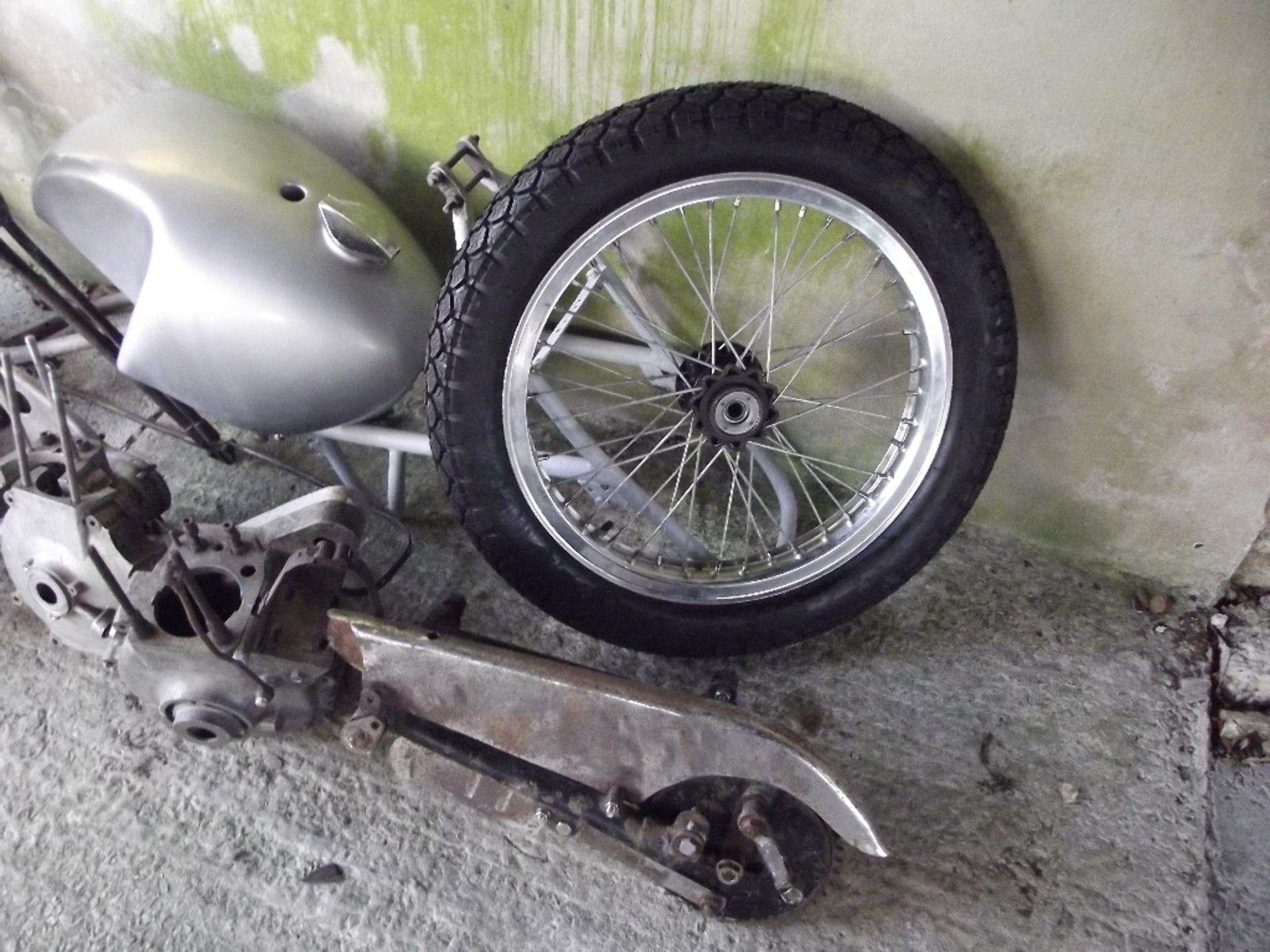 Assorted various British motorcycle components and spares, including a Matchless G3 crank case, - Image 6 of 6