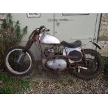 A TriBSA 500cc twin shock scrambler restoration project.