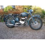 A 1947 Triumph TRW 500 Mk I, registration number UAM 323, frame number 6065NA,