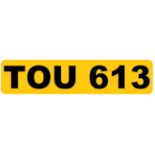 A cherished registration number, TOU 613,