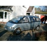 EXTRA LOT: A 1992 Toyota Previa, registration number K100 JCG, light metallic blue.