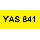 A cherished registration number, YAS 841,