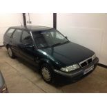 EXTRA LOT: A 1995 Rover 416 SLi 16V tourer, registration number N669 PAV, green.