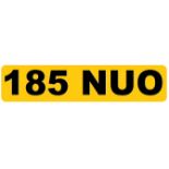 A cherished registration number, 185 NUO,