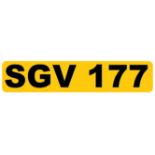 A cherished registration number, SGV 177,