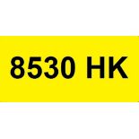 A cherished registration number, 8530 HK,