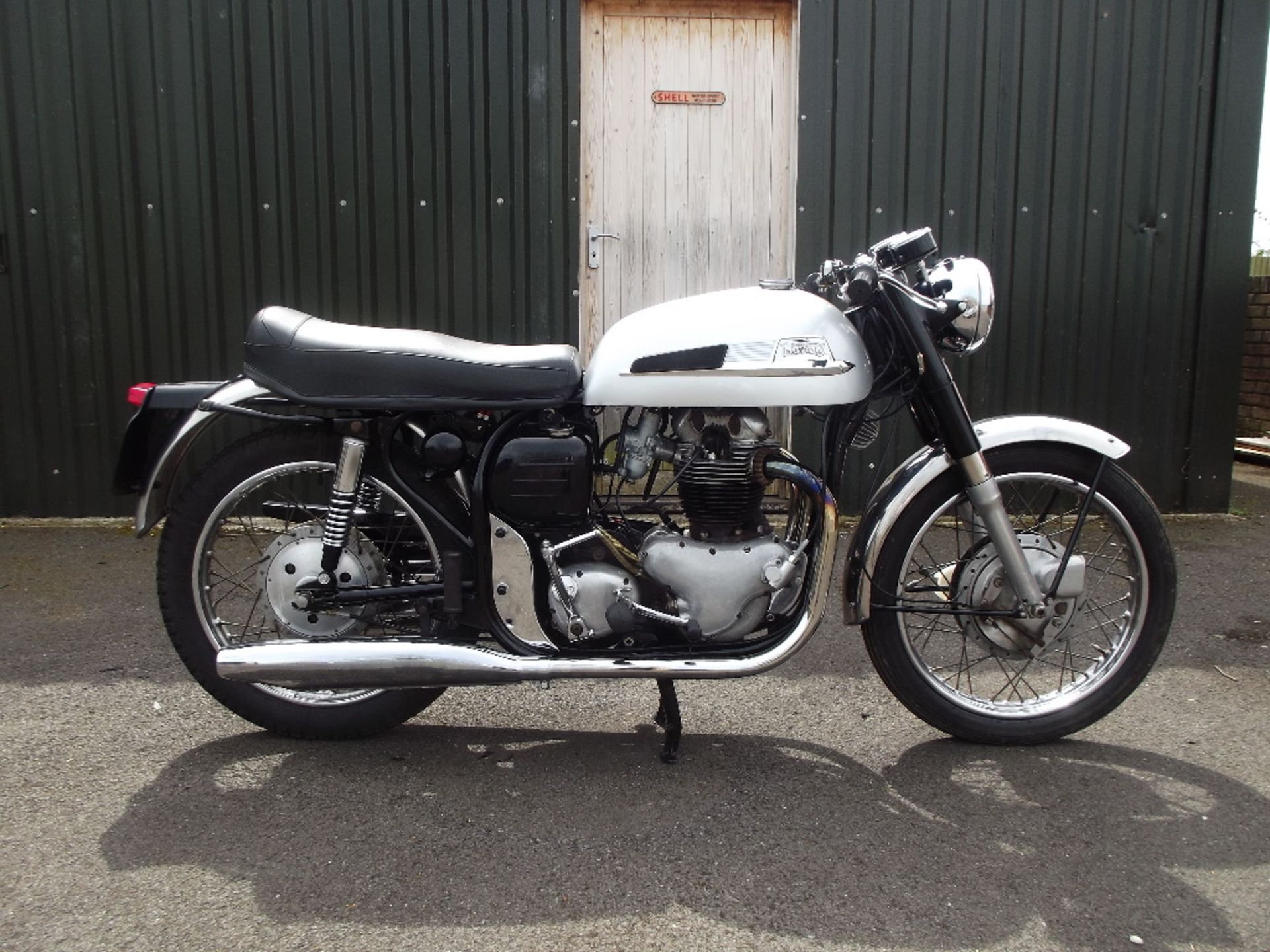 EXTRA LOT: A 1964 Norton Dominator 650SS, registration number 57 BDW, silver. - Image 2 of 6