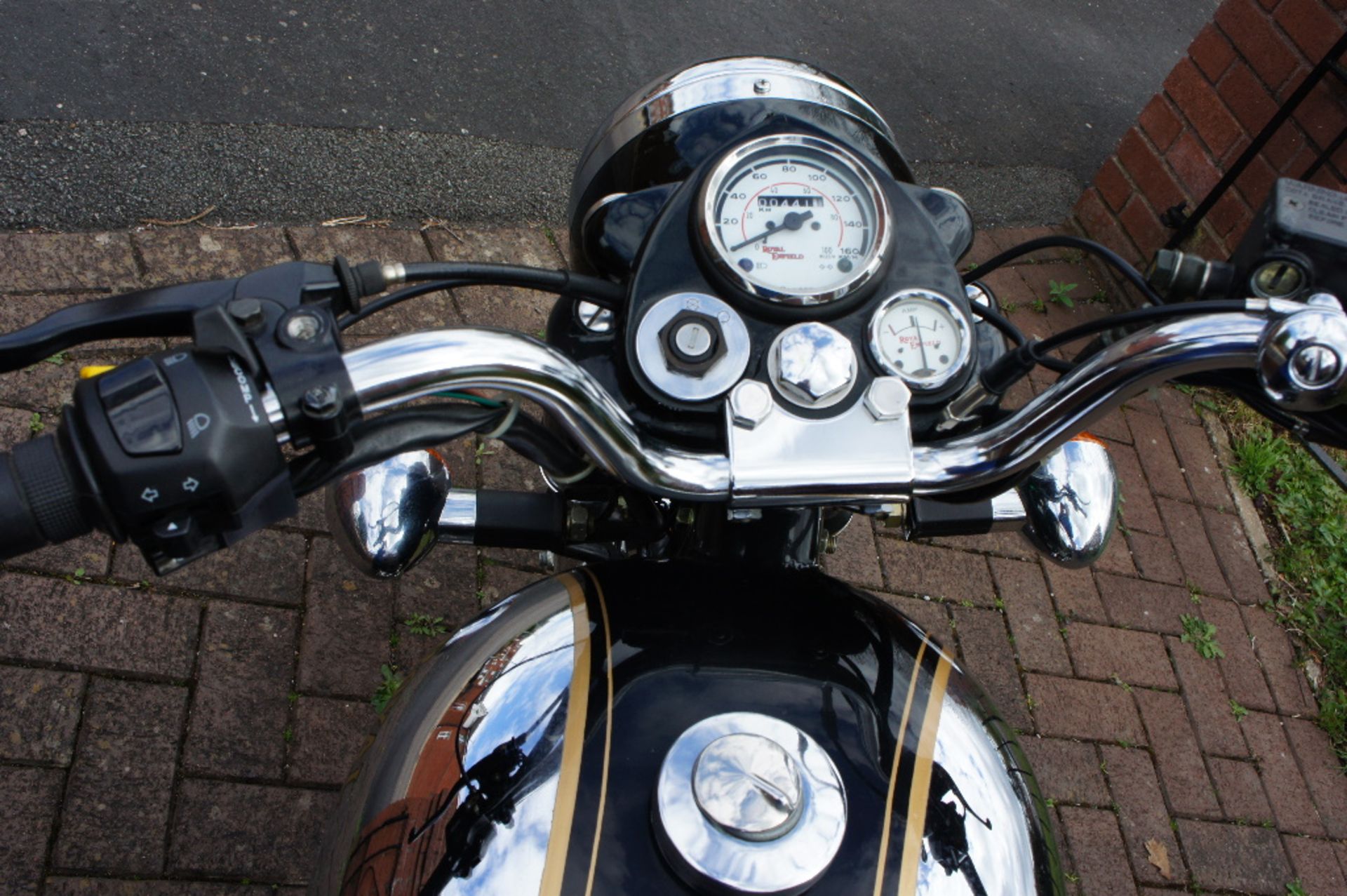 A 2009 Royal Enfield Bullet 350, registration number WA58 NMZ, chrome and black. - Image 4 of 4