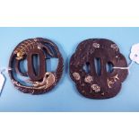 A tsuba, and another (2)