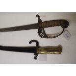 A Victorian sabre, and a bayonet (2)