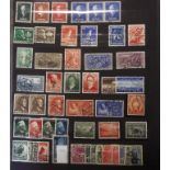 A small collection of Norwegian stamps,