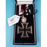 A Knights Cross of the Iron Cross, engra