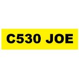 A cherished registration number, C530 JO