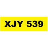 A cherished registration number, XJY 539