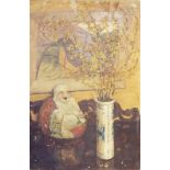 T W Knight, a still life with a jug and