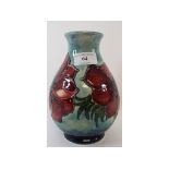 A Moorcroft pottery Anemone pattern vase