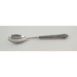 A 17th century style silver spoon, London 1900,