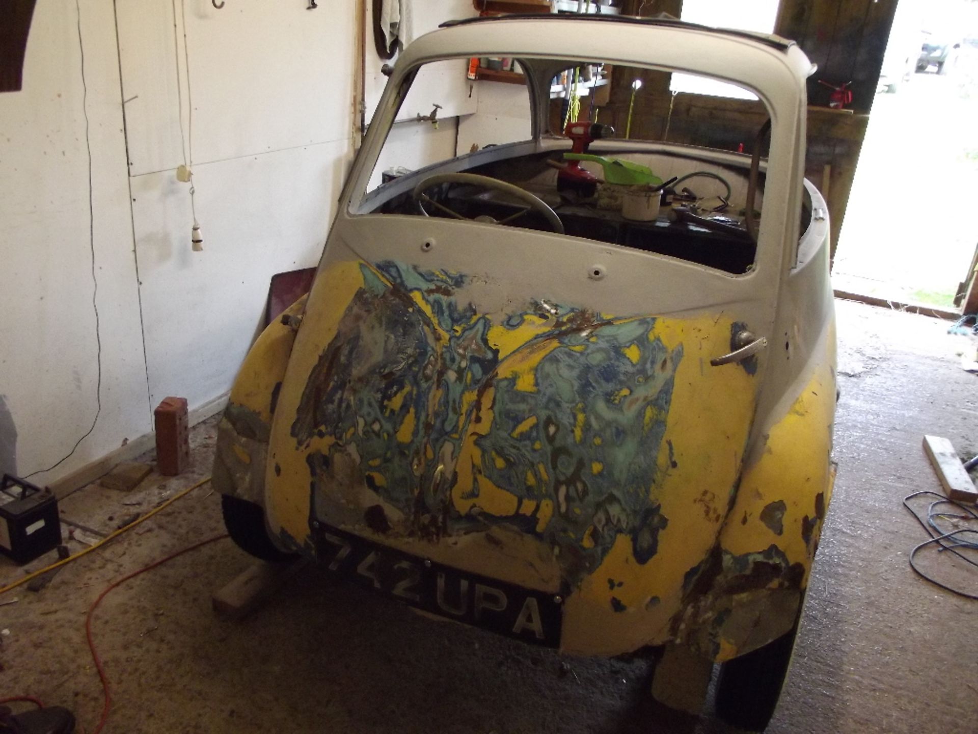 A 1961 BMW Isetta 300 restoration project, registration number 742 UPA, chassis number 327310, - Image 2 of 3