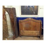 A pair of French walnut bed ends/daybed,