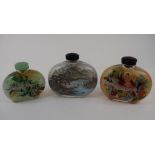 A Chinese scent bottle, and two others s