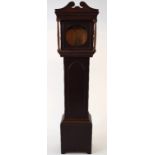 A mahogany pocket watch holder, in the f