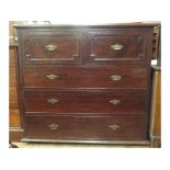 A mahogany chest, of four drawers, 124 c